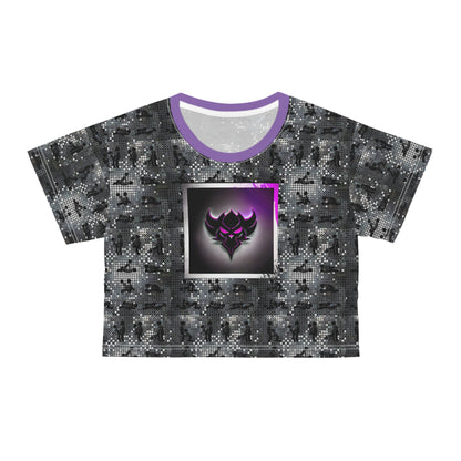 "Ungodly Positions" Edgy Graphic Crop Tee for Trendsetters, Perfect for Streetwear, Festival Apparel, Casual Outfits, or Gift Ideas