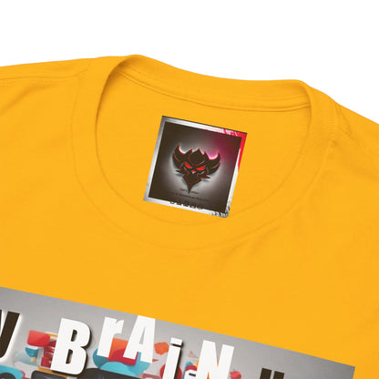 "My Brain Has 2 Many Tabs Open" Unisex Heavy Cotton Tee - Fun and Casual Graphic Shirt