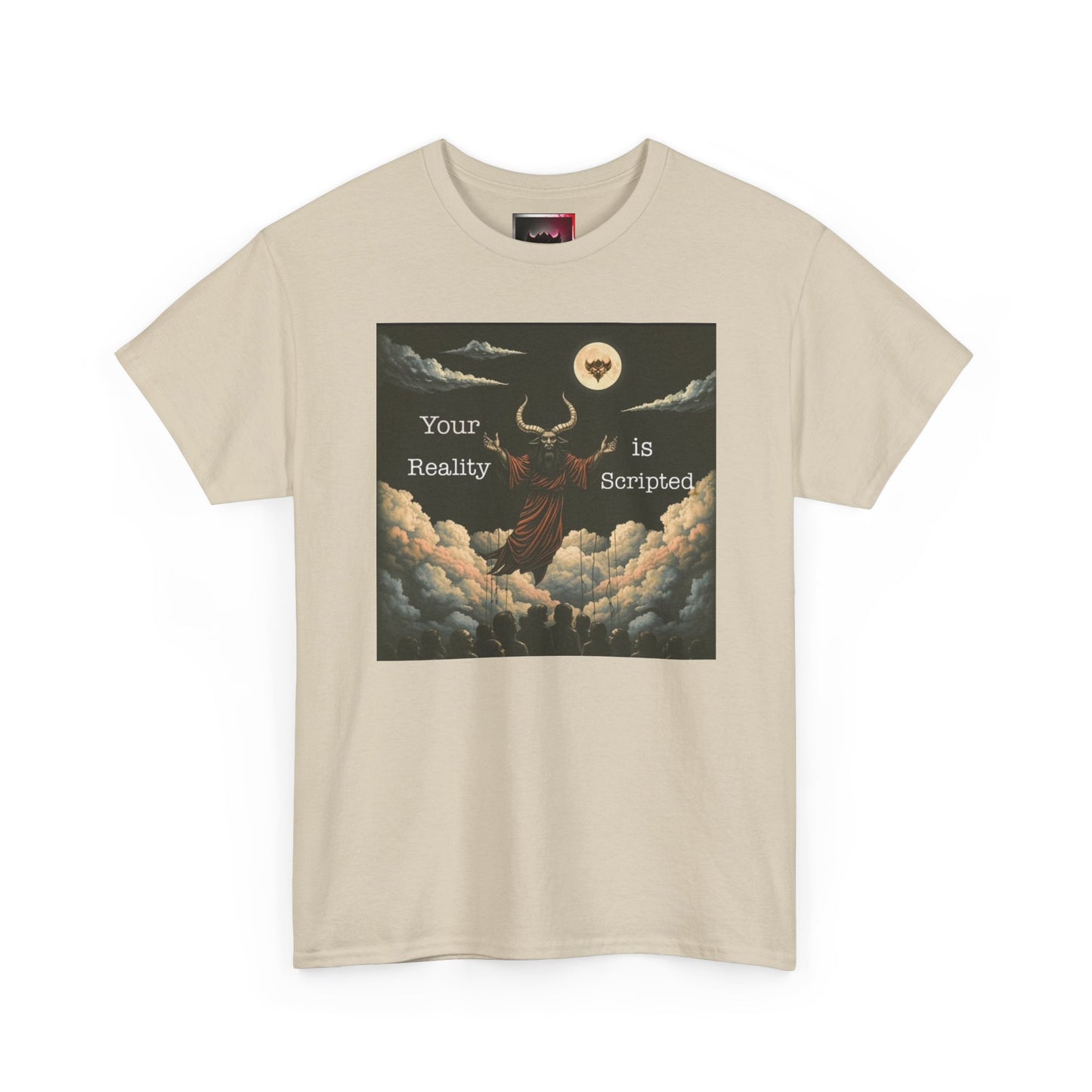 "Baal" Tee — "Your Reality Is Scripted" Graphic T-Shirt