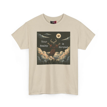 "Baal" Tee — "Your Reality Is Scripted" Graphic T-Shirt