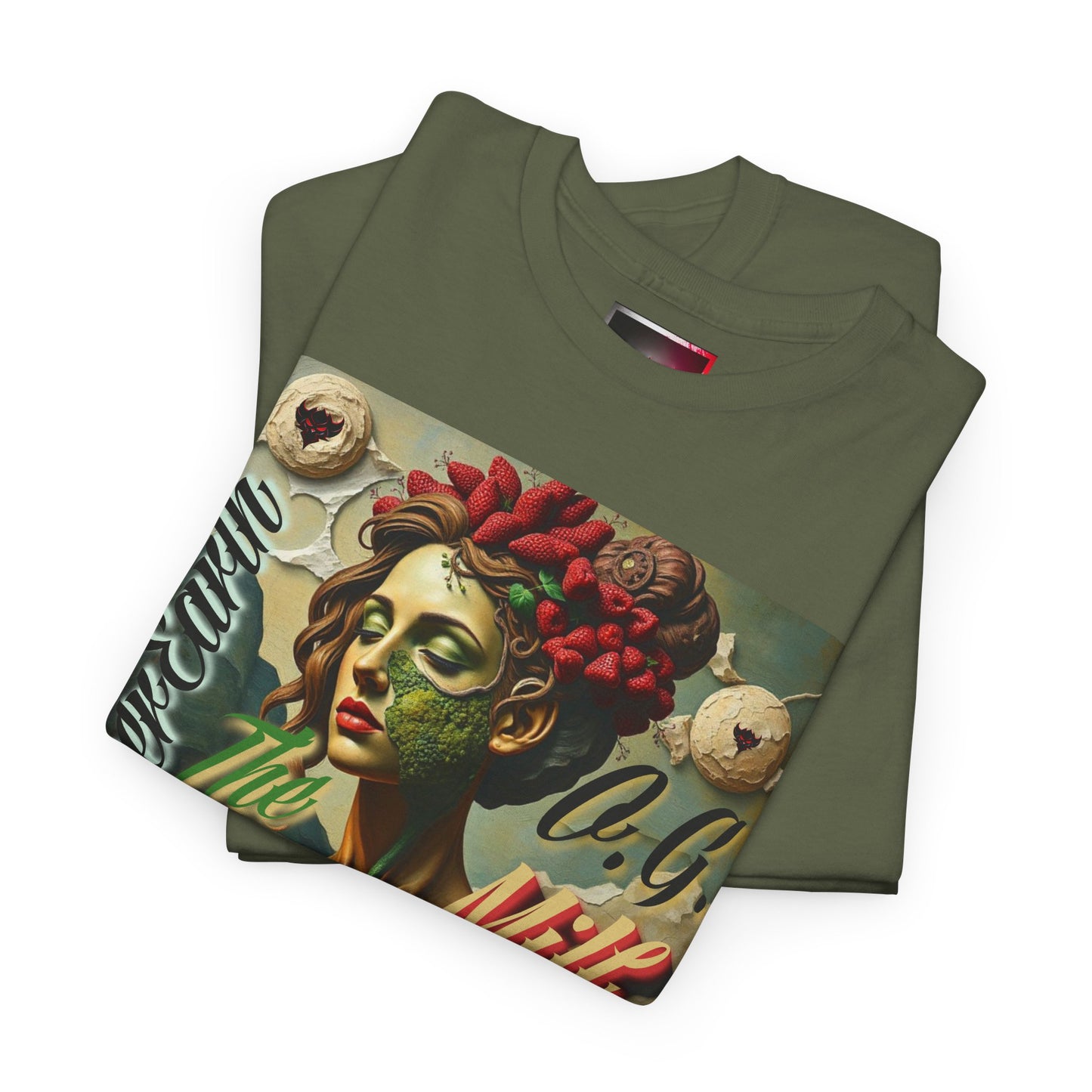 Artistic Unisex Heavy Cotton Tee - 'Mother Earth-The O.G. Milf' Design