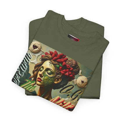 Artistic Unisex Heavy Cotton Tee - 'Mother Earth-The O.G. Milf' Design