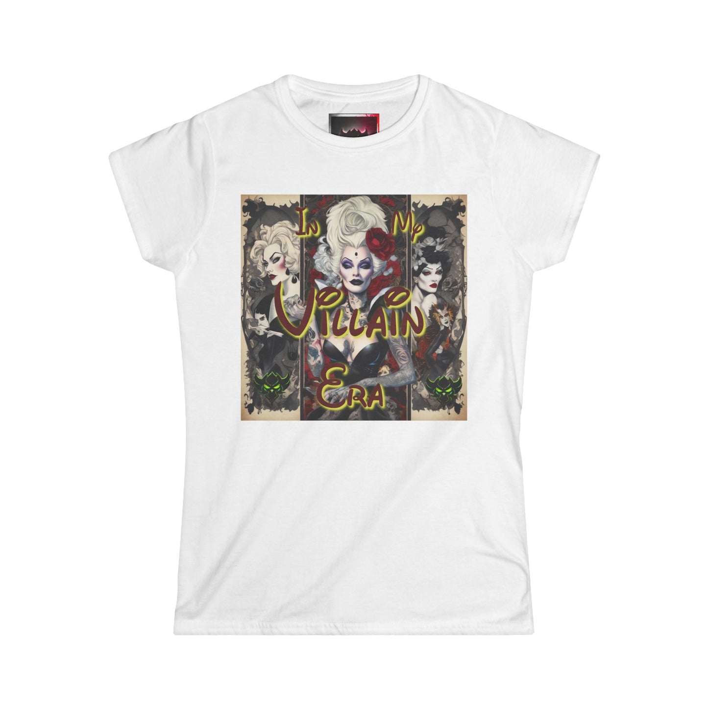 Women’s Villain Era Graphic Tee - Stylish Softstyle Shirt for Bold Fashion