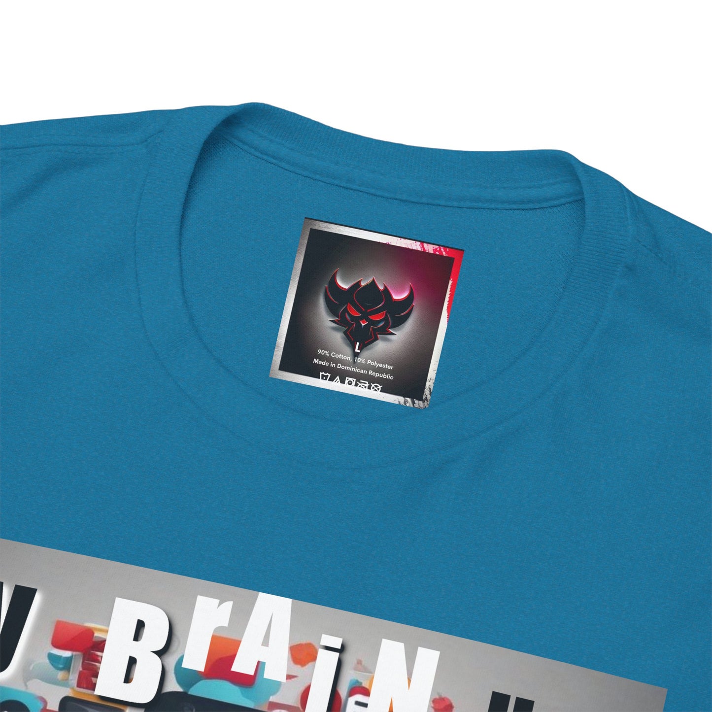 Funny "My Brain Has Too Many Tabs Open" Unisex Heavy Cotton Tee