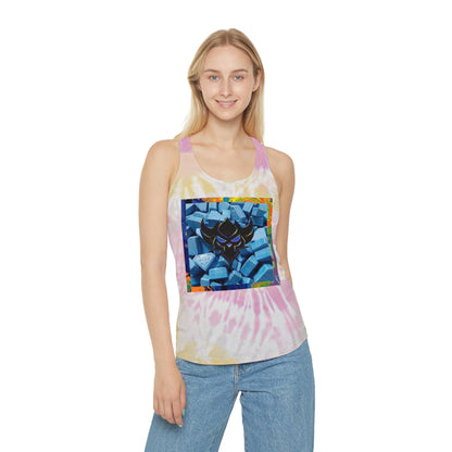 "Ungodly x Apparel Blues" Chill Vibes Tie Dye Tank Top - Perfect for Summer, Festivals, Beach Days, Workout, and Casual Wear