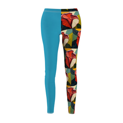 Floral Print Casual Leggings for Women - Stylish & Comfortable Activewear