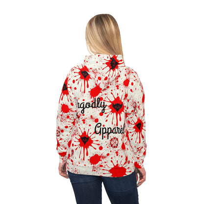 Bloodbath Bold Graphic Athletic Hoodie | Streetwear, Casual Wear, Gift for Him/Her, Unique Fashion, Everyday Comfort
