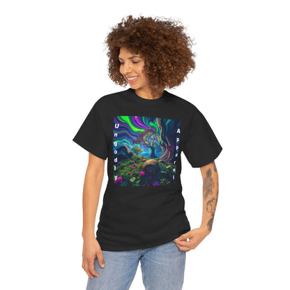 Ungodly Apparel Unisex Heavy Cotton Tee - Vibrant Nature Design