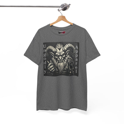 T-Shirt — 'Ungodly Apparel' Krampus Skull Graphic Tee
