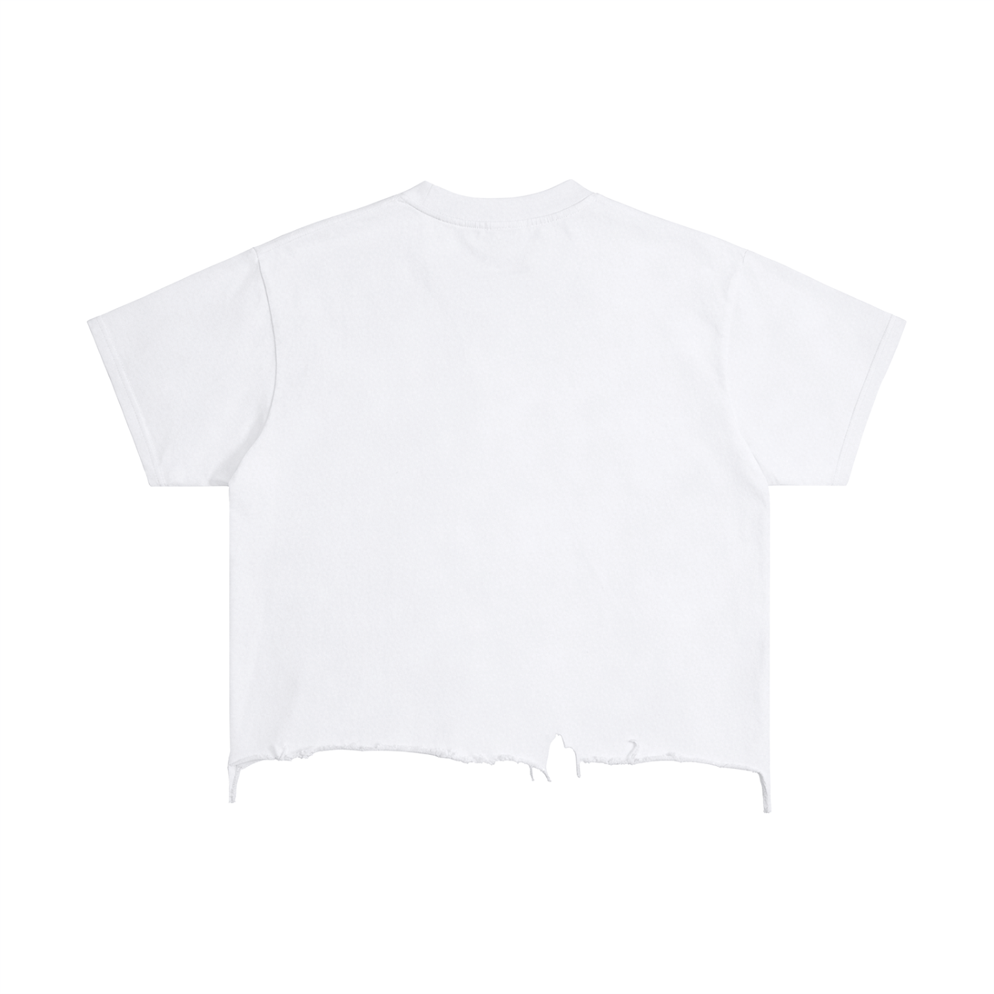 "I'm Healing Not Healed" Vintage Wash Boxy Distressed Hem T-Shirt