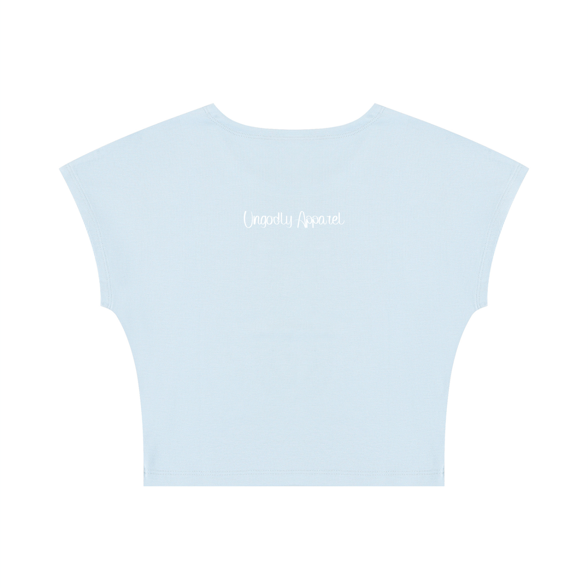 Women's Slim Crop T-Shirt "Witchy Bitch"