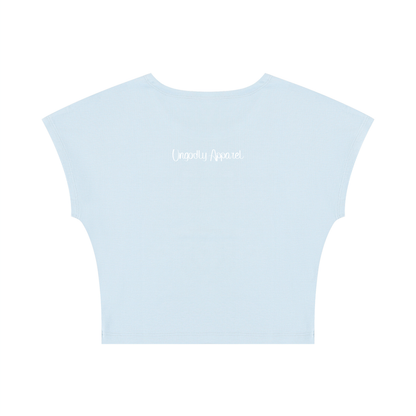 Women's Slim Crop T-Shirt "Witchy Bitch"
