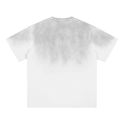 "Self-Destructive" Sunfade Edge Gradient T-Shirt