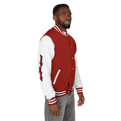 Ungodly Letterman Jacket — Gothic Broken Heart Rose Varsity Jacket