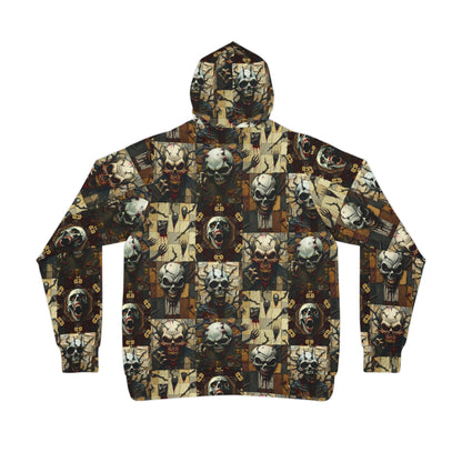 Rebellious Halloween Graphic Hoodie - Sporty Horror Sweatshirt for Streetwear Lovers, Perfect for Gym, Casual Outfits, or Gift Ideas