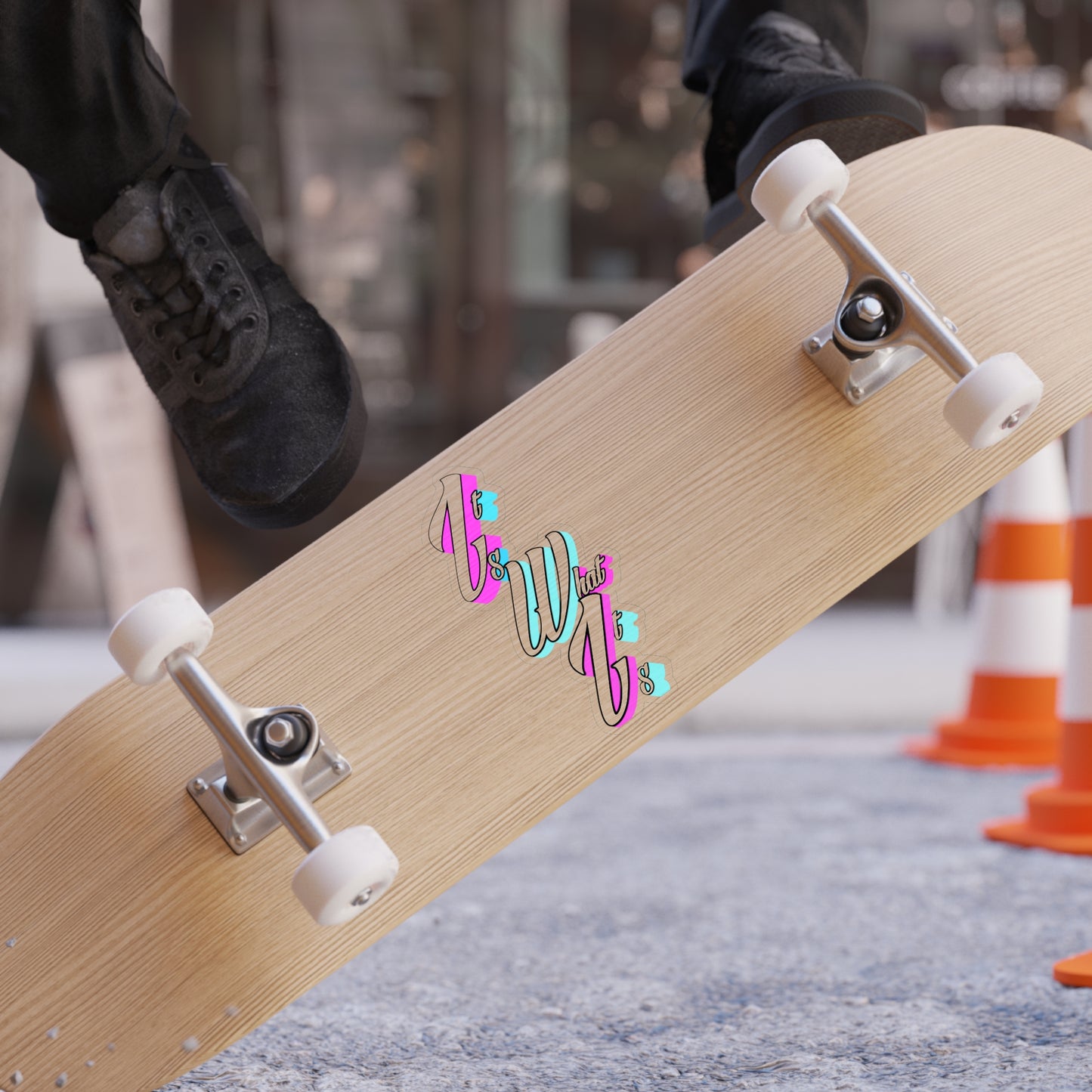 It is what it is-Transparent Outdoor Stickers, Die-Cut, 1pcs