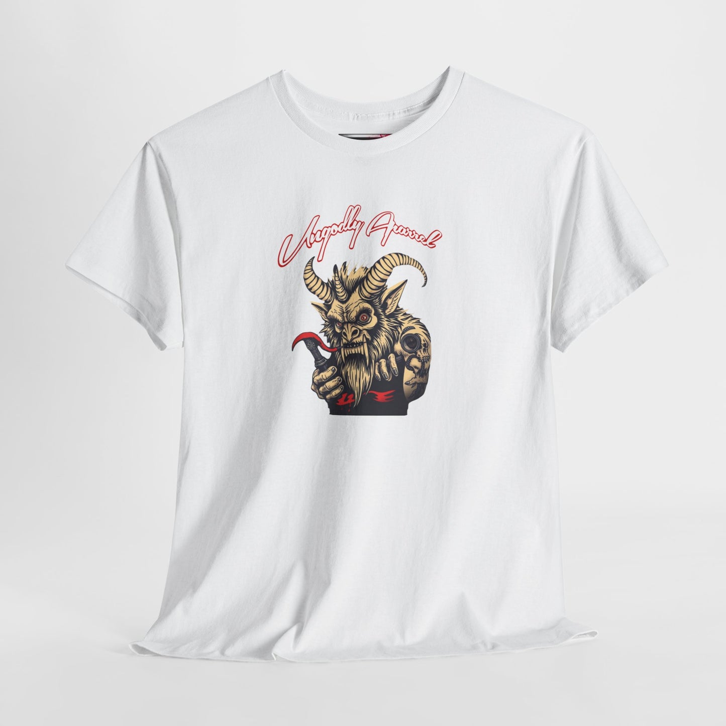 Krampus Graphic Tee — 'Krampusly Obsessed' Horned Demon Holiday T-Shirt