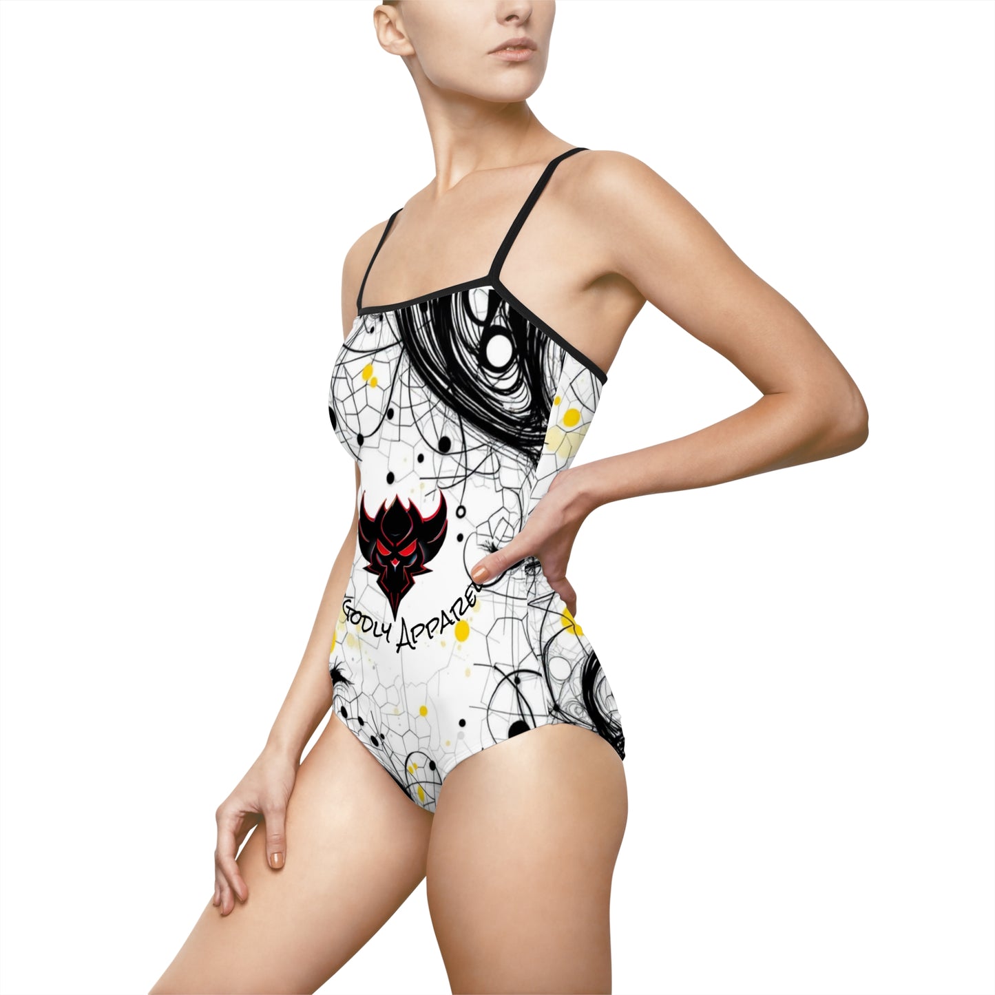Stylish Women's One-Piece Swimsuit with Unique Design, Summer Fashion, Beachwear, Pool Party, Vacation Outfit, Gift Idea