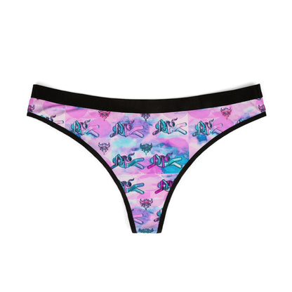 Pink 69 Print Women's Thong — Cute Pastel Underwear