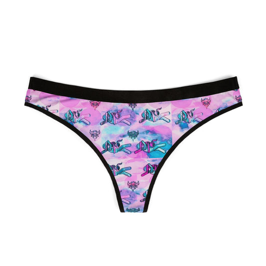 Pink 69 Print Women's Thong — Cute Pastel Underwear