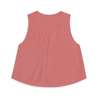 Owl Moon Crop Top — Vintage Night Owl Graphic Women's Crop Tank