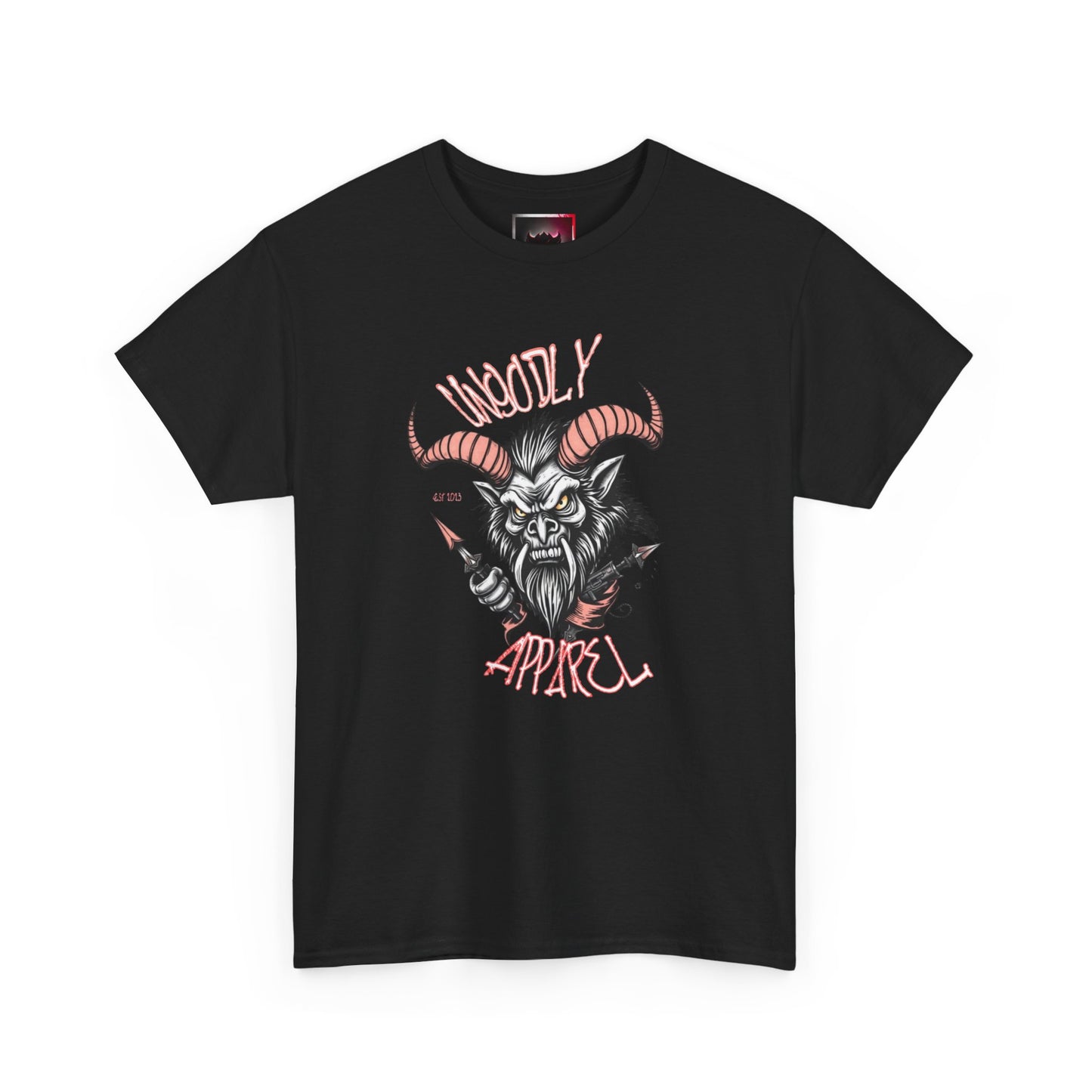 Krampus Graphic Tee — 'Wooly Anarch' Vintage Punk Shirt
