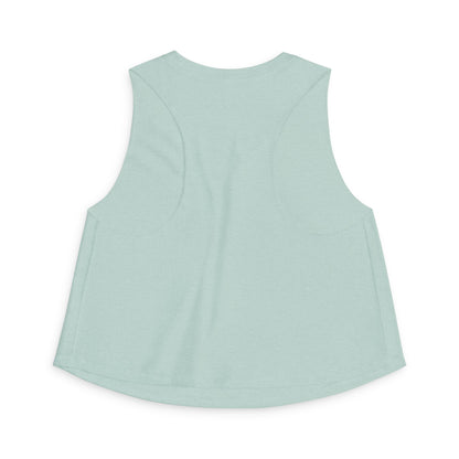 Owl Moon Crop Top — Vintage Night Owl Graphic Women's Crop Tank