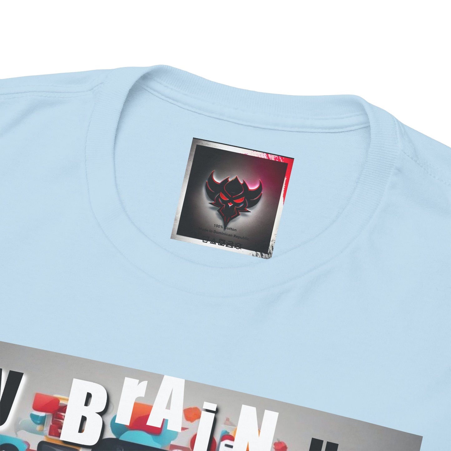 Funny "My Brain Has Too Many Tabs Open" Unisex Heavy Cotton Tee