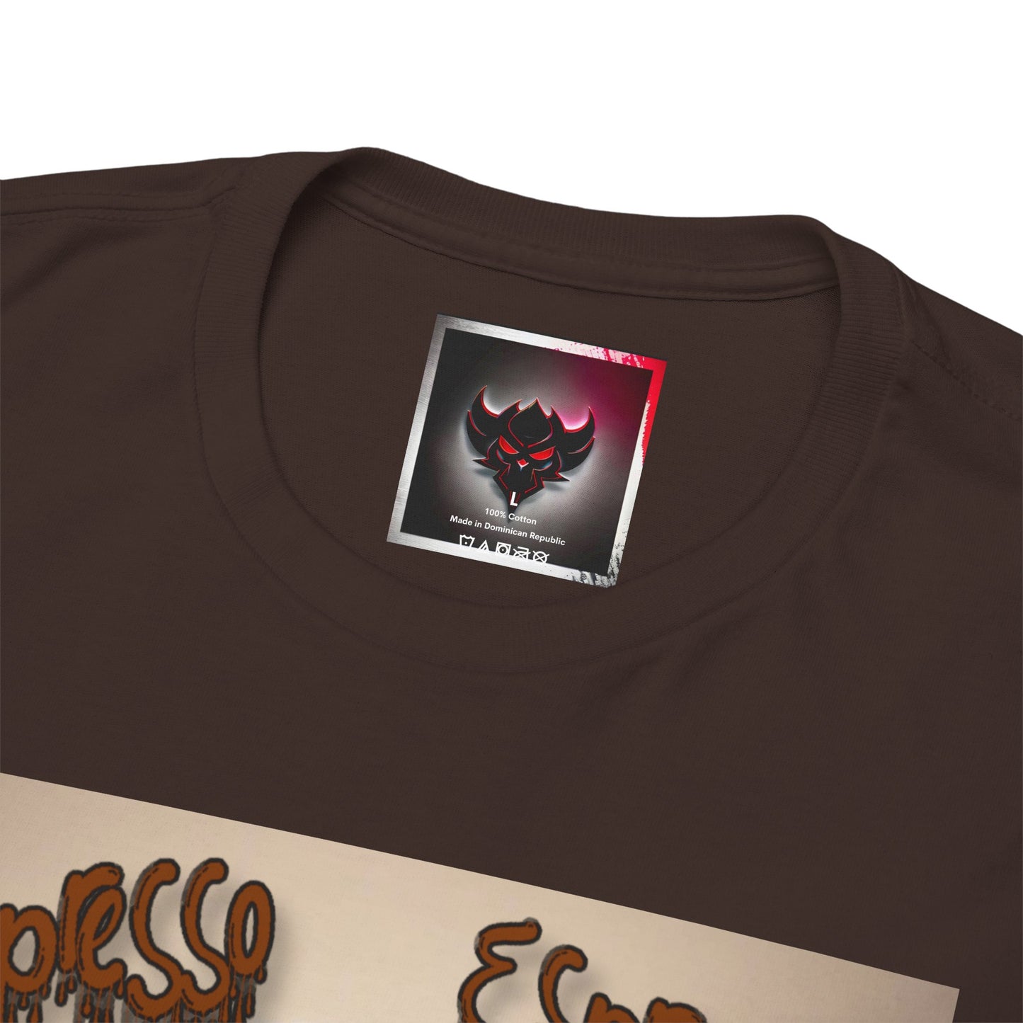 Unisex Heavy Cotton Tee - "Depresso Espresso" Graphic Shirt