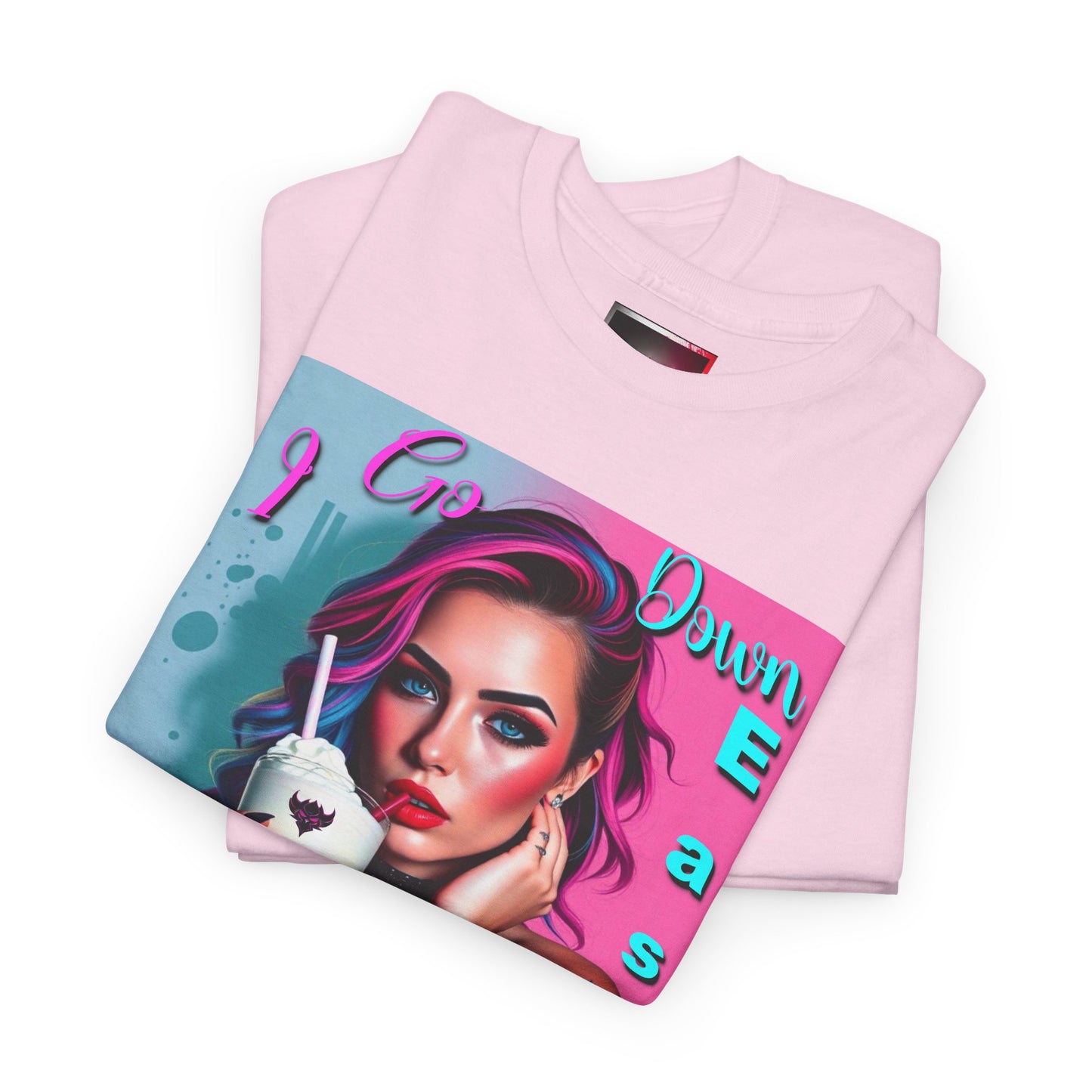 "I Go Down Easily" Unisex Heavy Cotton Tee