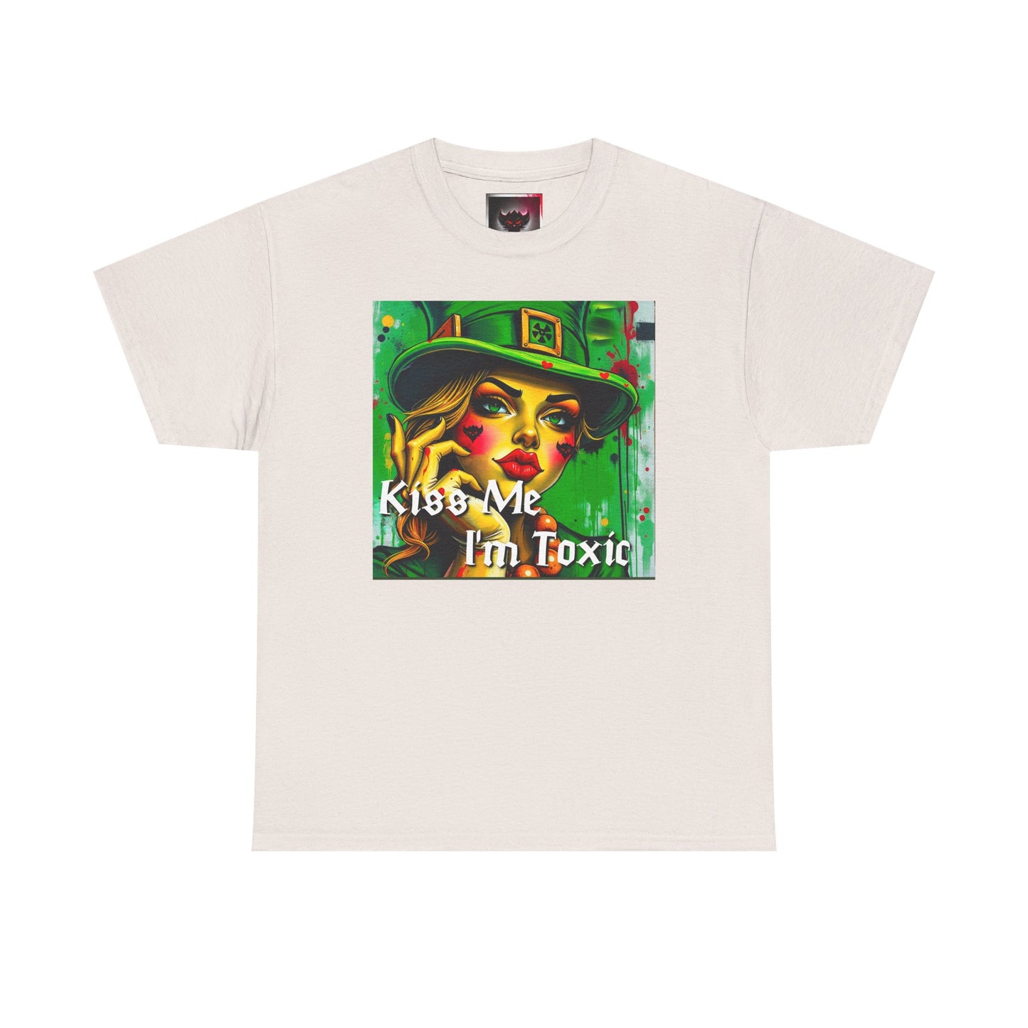 "Kiss Me I'm Toxic" Graphic Unisex Heavy Cotton Tee