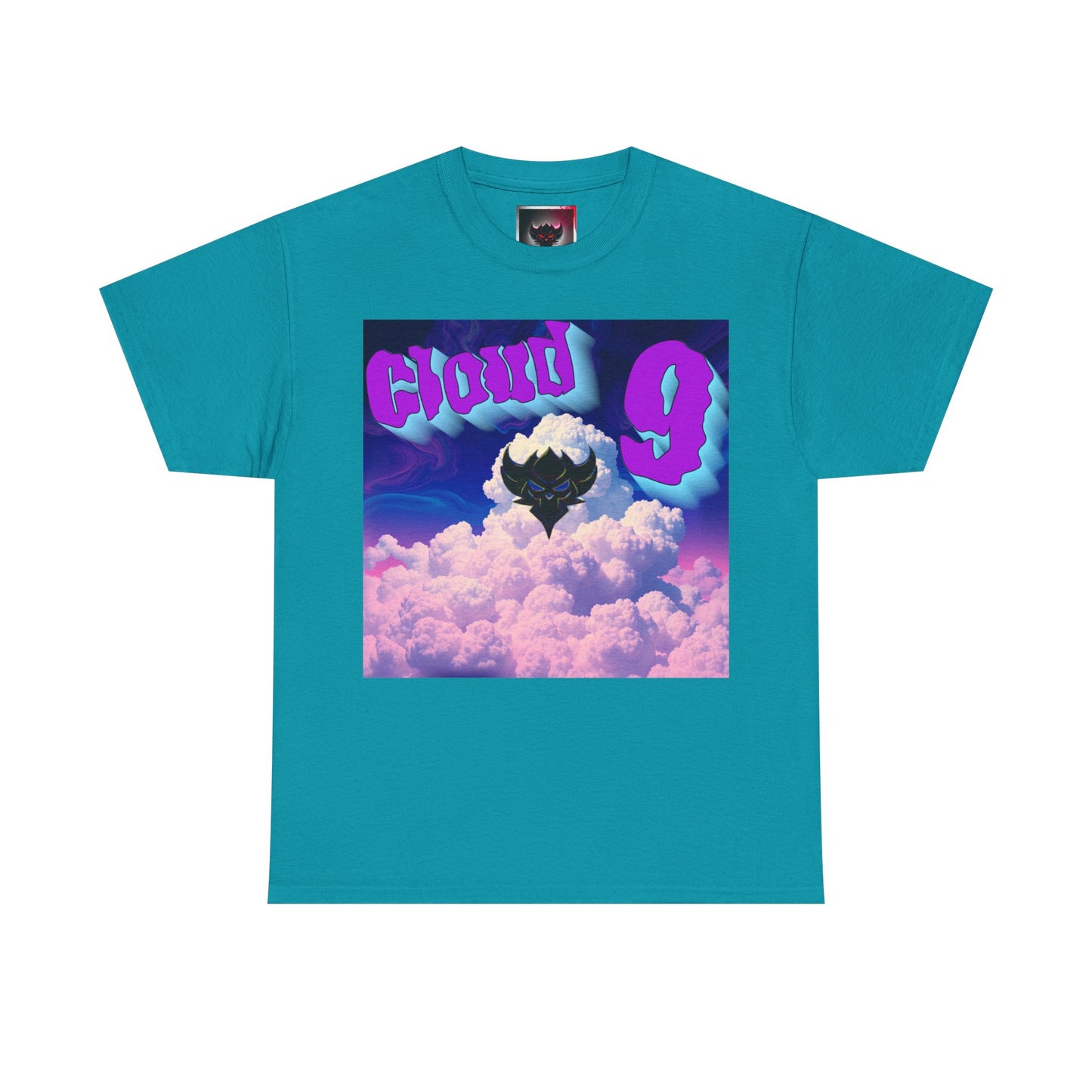 "Cloud Nine" Unisex Heavy Cotton Tee - Relaxed Style with Dreamy Graphic Design