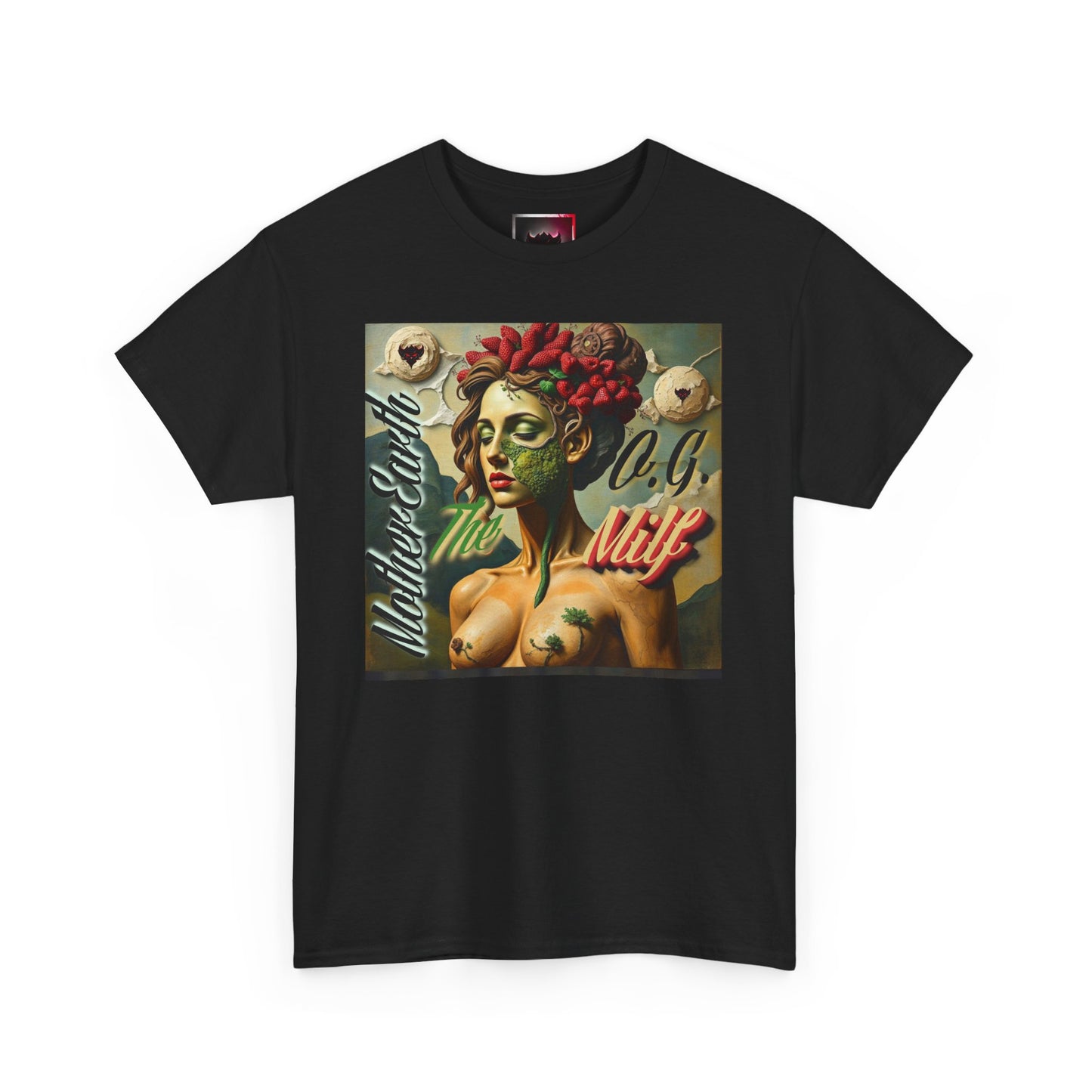 Artistic Unisex Heavy Cotton Tee - 'Mother Earth-The O.G. Milf' Design