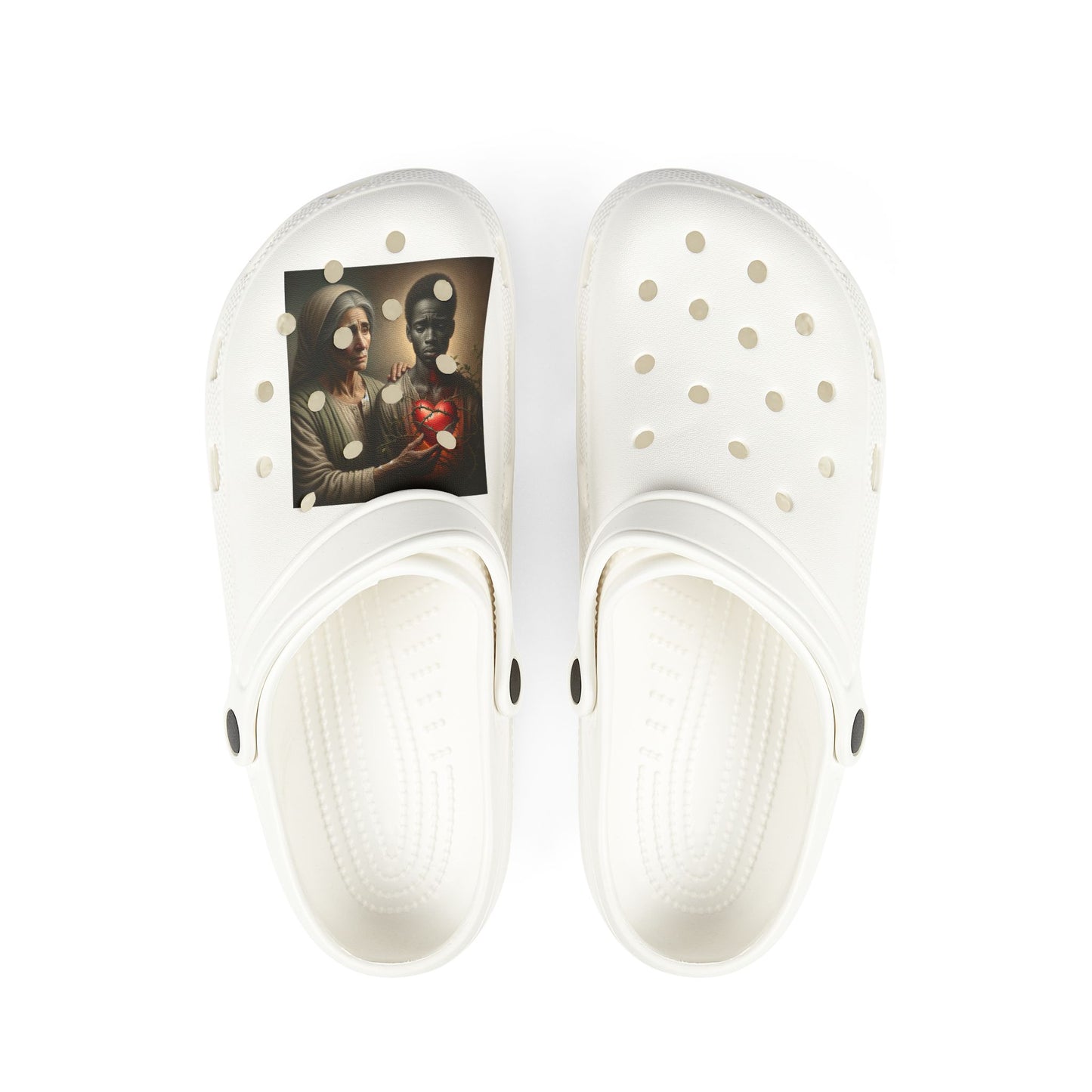 Artistic EVA Foam Rubber Clogs - Unique Comfort Shoes with Vibrant Designs