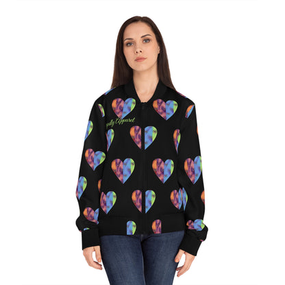 "Ungodly Apparel Heart" Women's Bomber Jacket