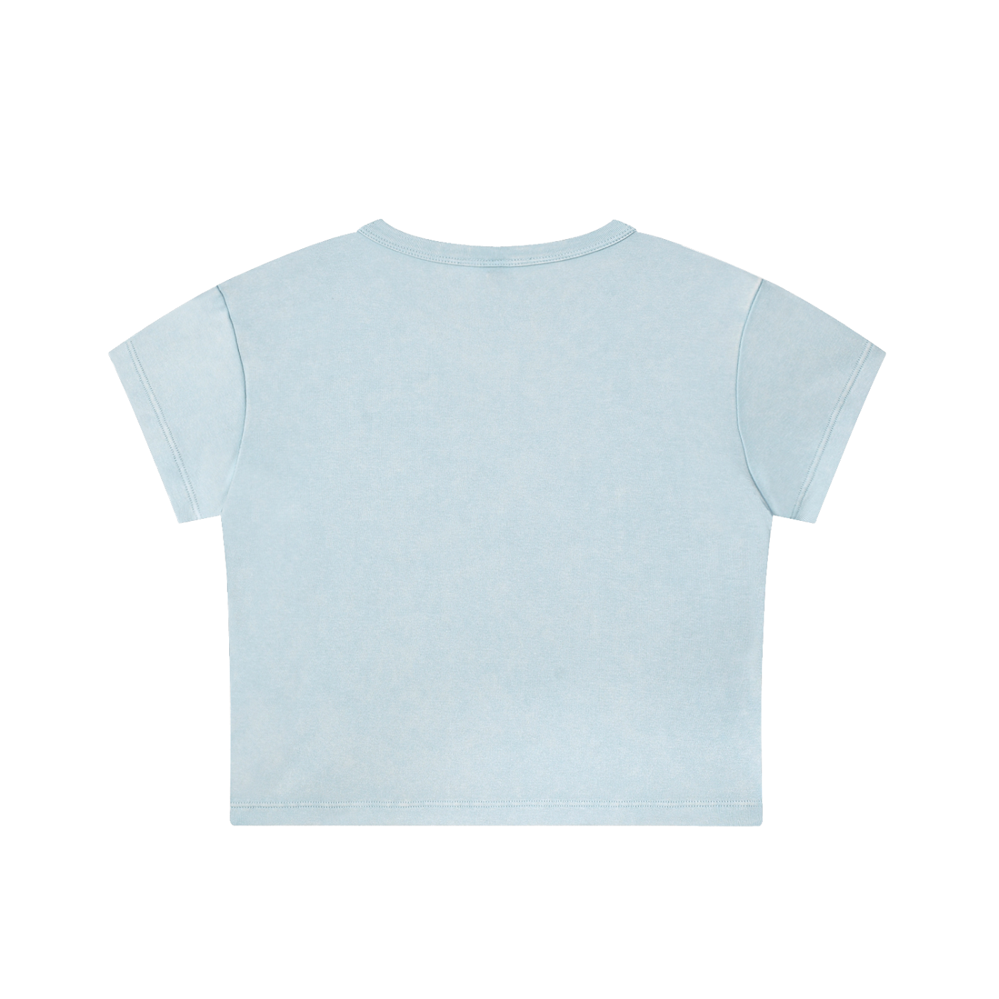 "Hustle in My DNA" Snow Washed Crop Top