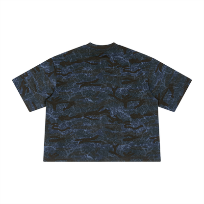 Ungodly Pinups Unisex Boxy Camo Print T-Shirt
