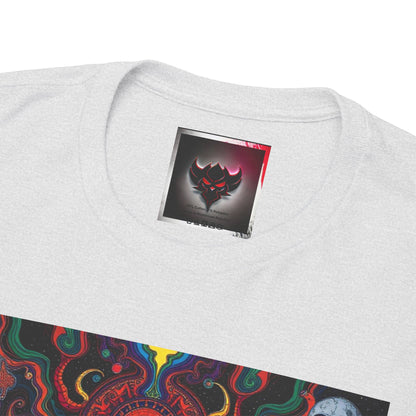 Unisex Heavy Cotton Tee - Vibrant "Ungodly Earth" Design for Nature Lovers