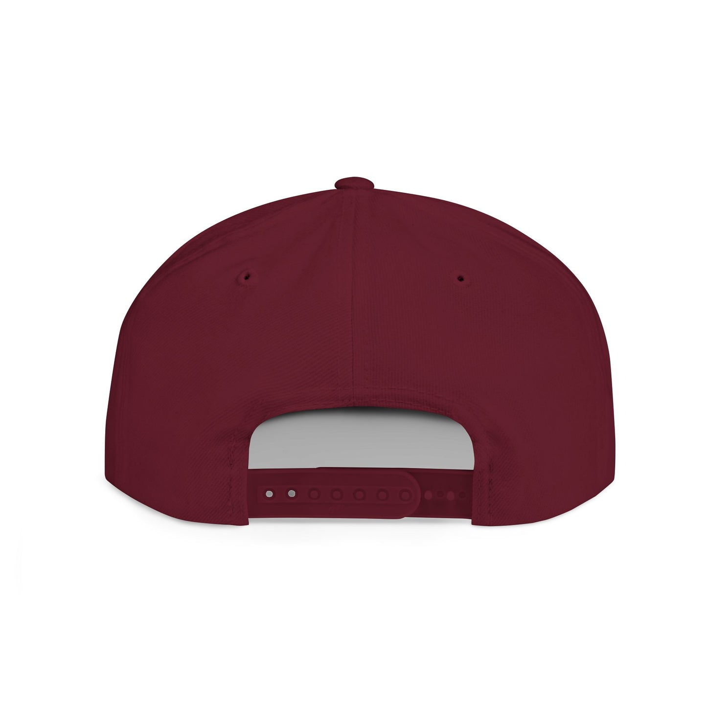 Flat Bill Snapback Hat — Colorful Flame Logo "Ungodly Apparel" Streetwear Cap