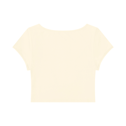 "Ungodly Apparel Bandana Font" Women's Slim Cap Sleeve Crop T-Shirt
