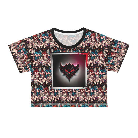 "Fairy" Bold Graphic Crop Tee, Edgy Streetwear, Festival Fashion, Urban Style T-Shirt, Casual Summer Top, Unique Gift Idea