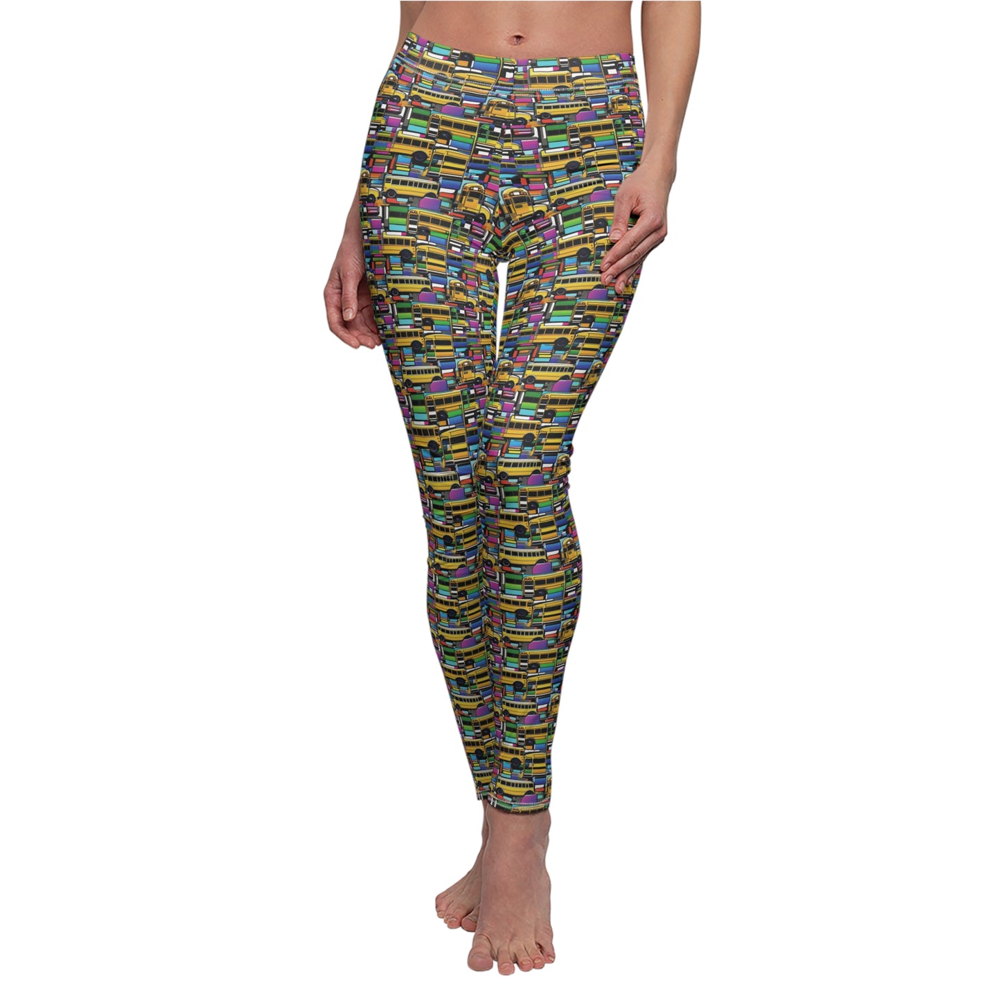 Women's "Struggle Bus" Casual Leggings