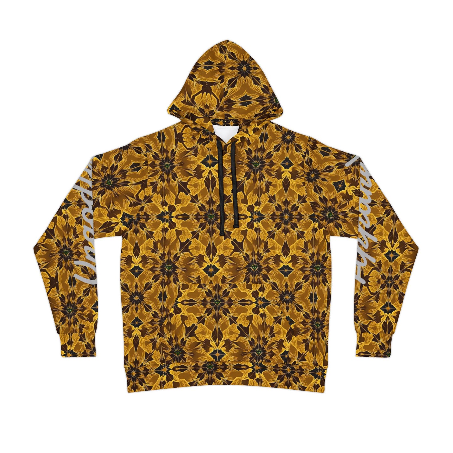 Sunflower Patterned Athletic Hoodie - Unisex Floral Sports Apparel, Gift for Nature Lovers, Trendy Fitness Wear, Casual Spring Style, Unique [...]