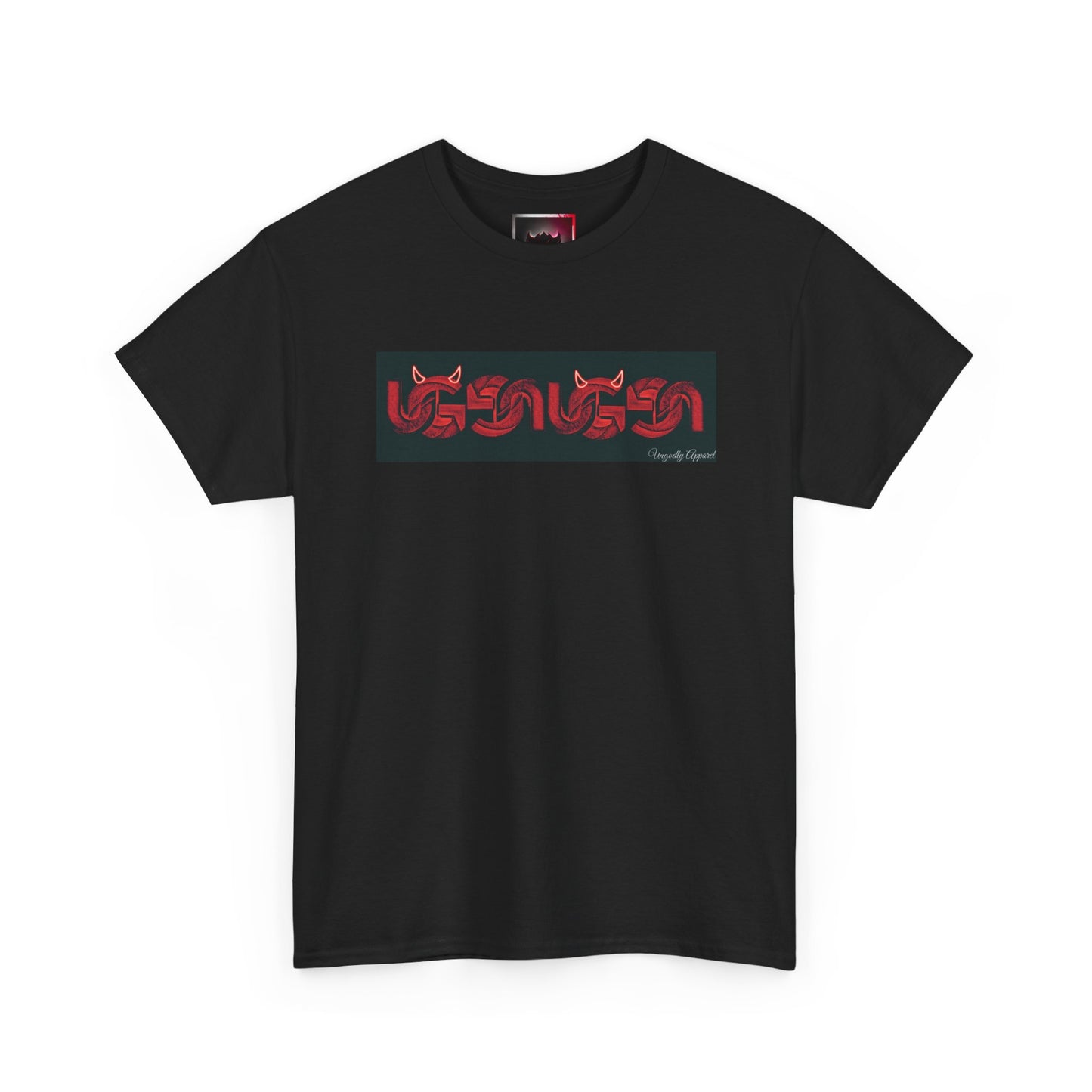 Red UG Logo Box Logo T‑Shirt