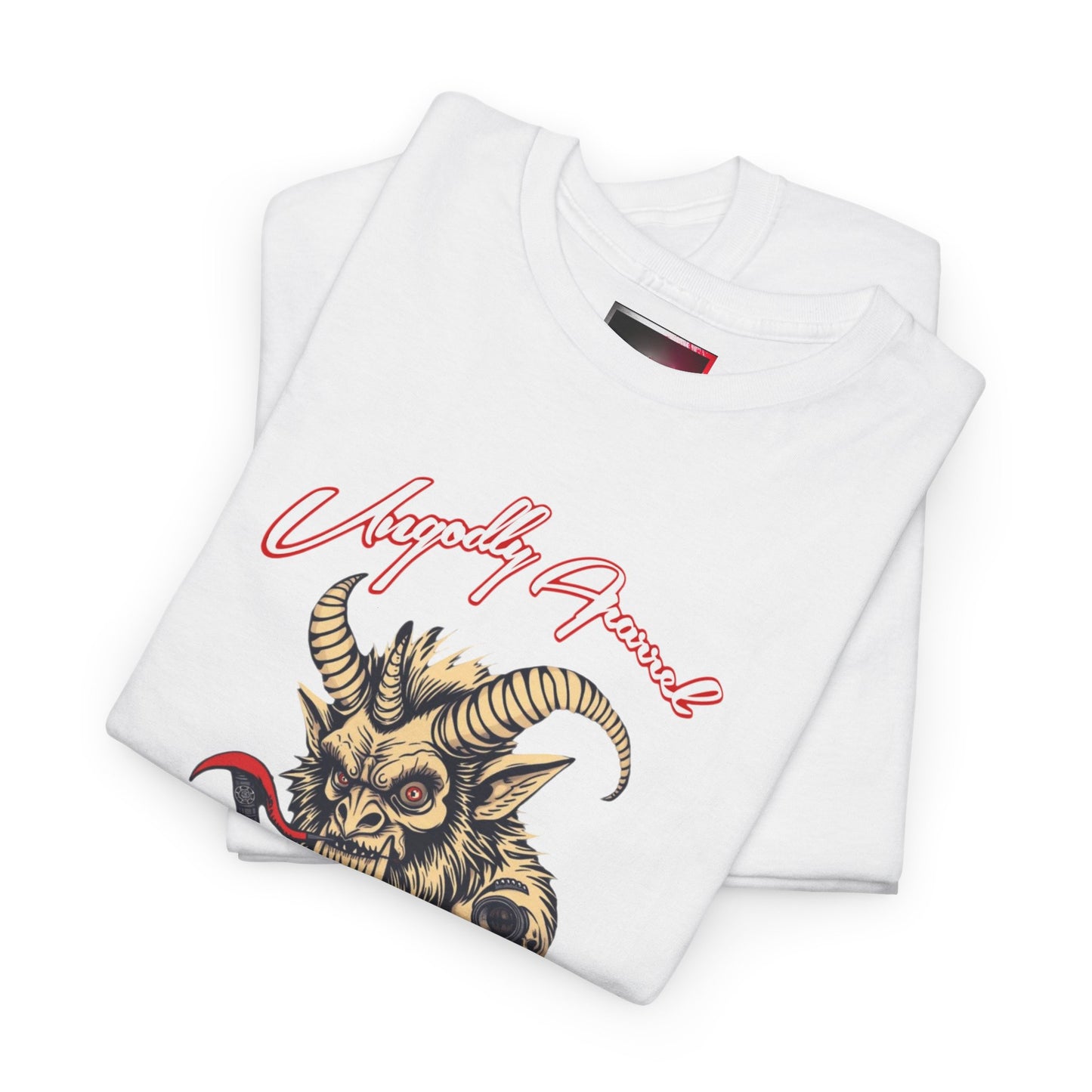 Krampus Graphic Tee — 'Krampusly Obsessed' Horned Demon Holiday T-Shirt