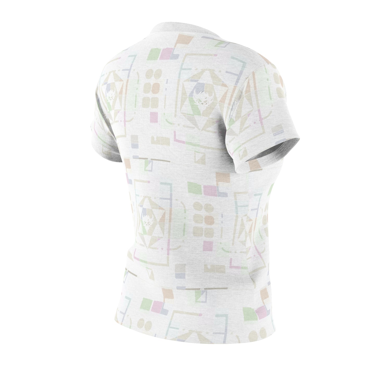 Geometric Pastel Ungodly Apparel Pattern Women's Tee