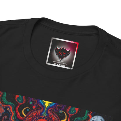 Unisex Heavy Cotton Tee - Vibrant "Ungodly Earth" Design for Nature Lovers