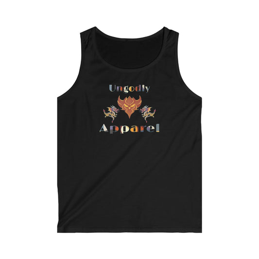 Ungodly Apparel Black Tank Top – Graphic Demon Heart Logo