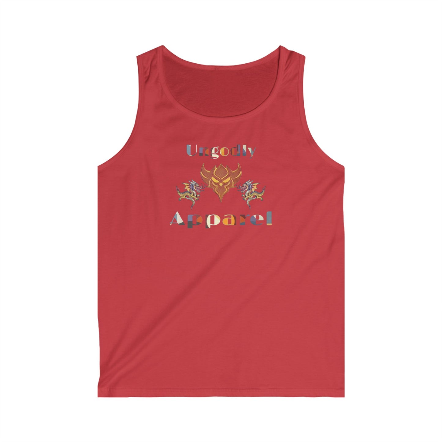Ungodly Apparel Black Tank Top – Graphic Demon Heart Logo