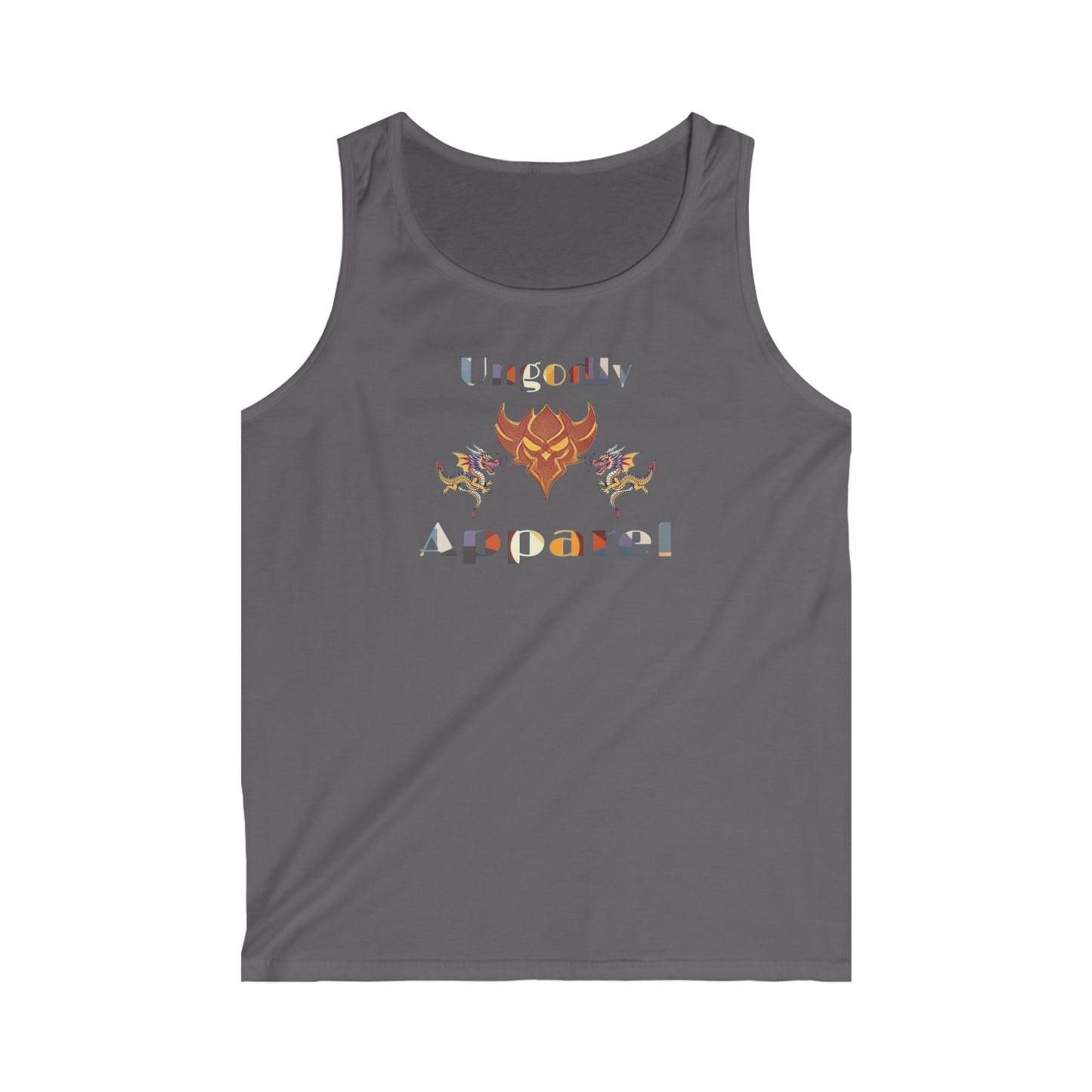 Ungodly Apparel Black Tank Top – Graphic Demon Heart Logo